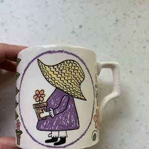 Vintage Japan Sunbonnet Girl Ceramic Mug MCM